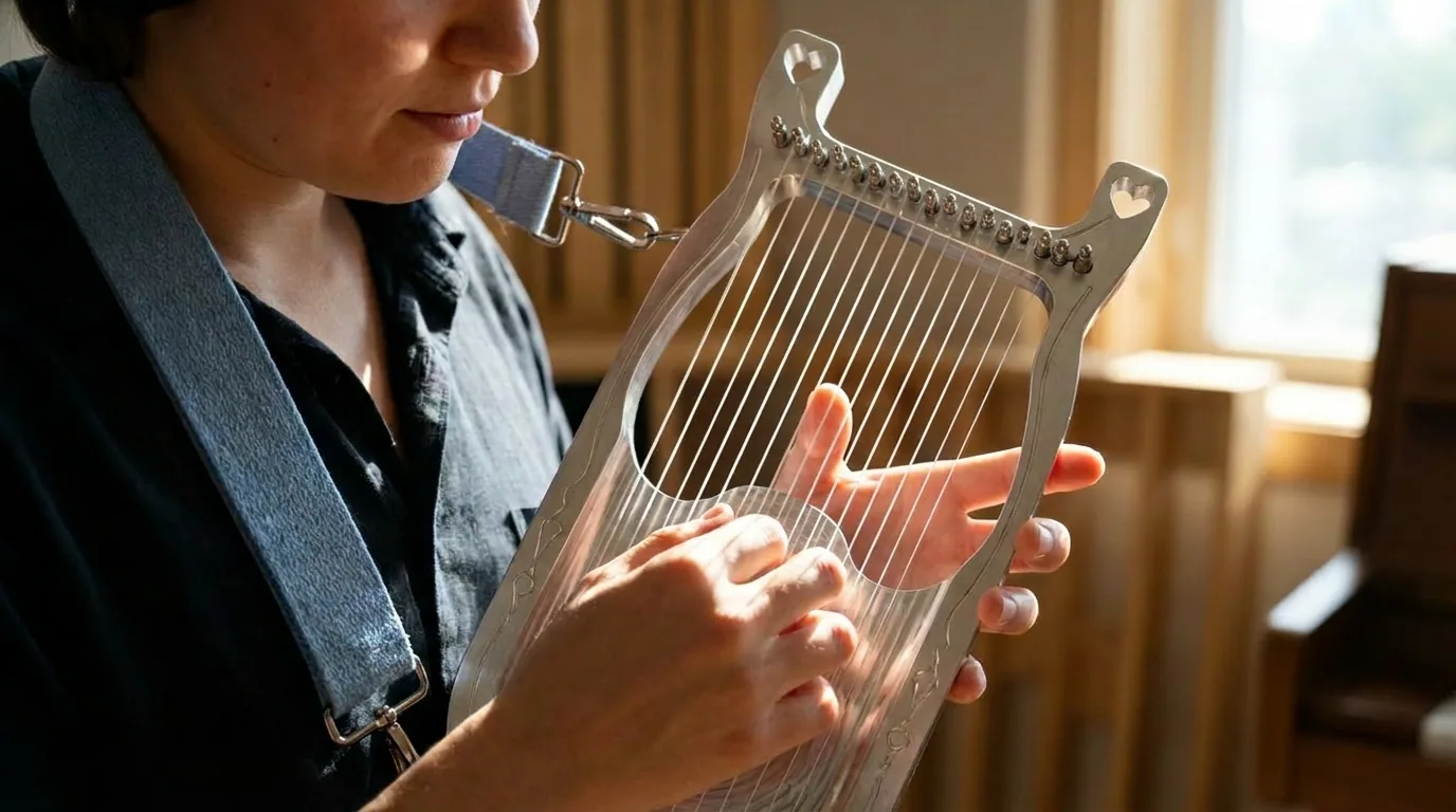 Harp instrument, 3
