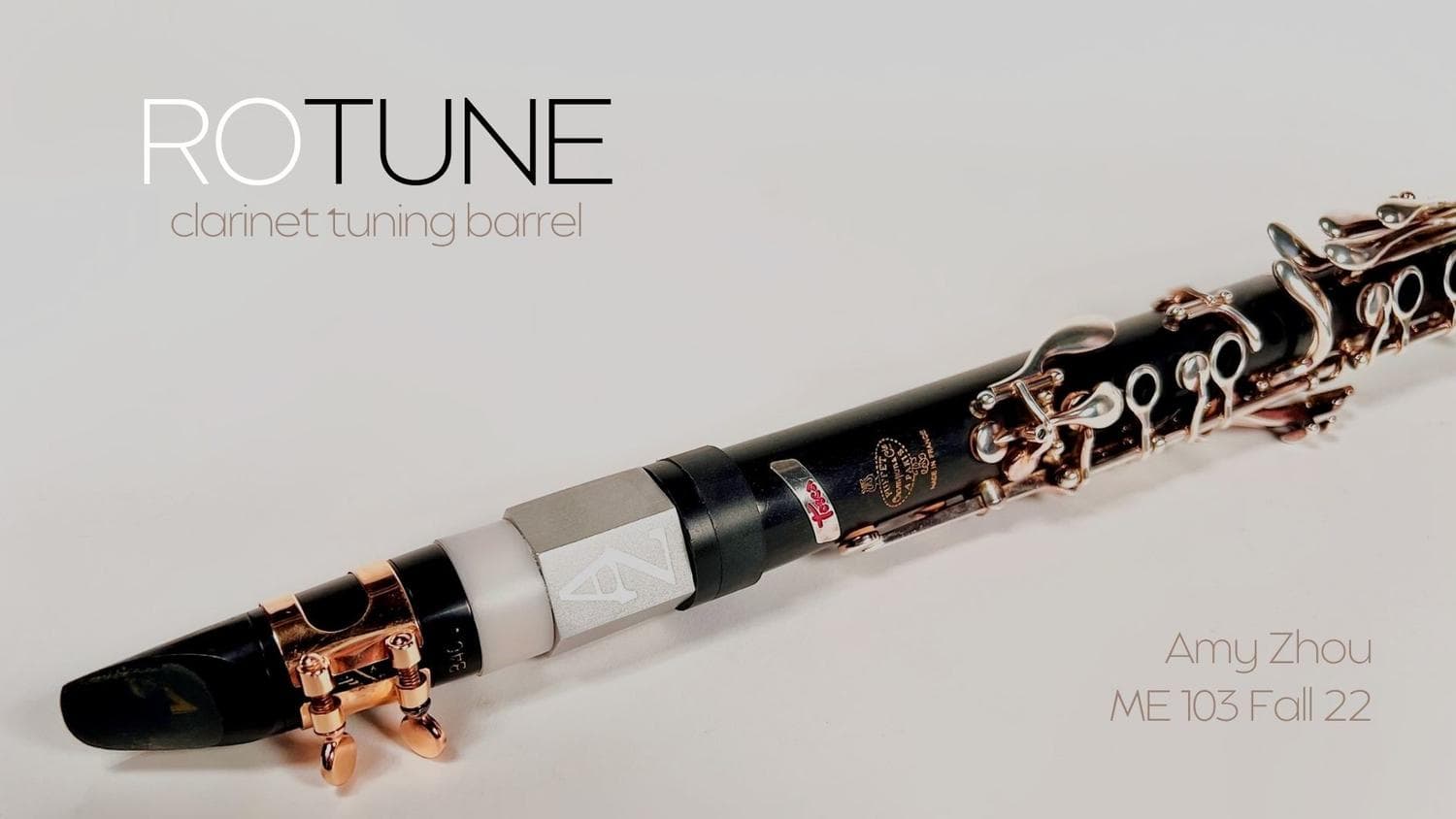 Clarinet tuning barrel, 3